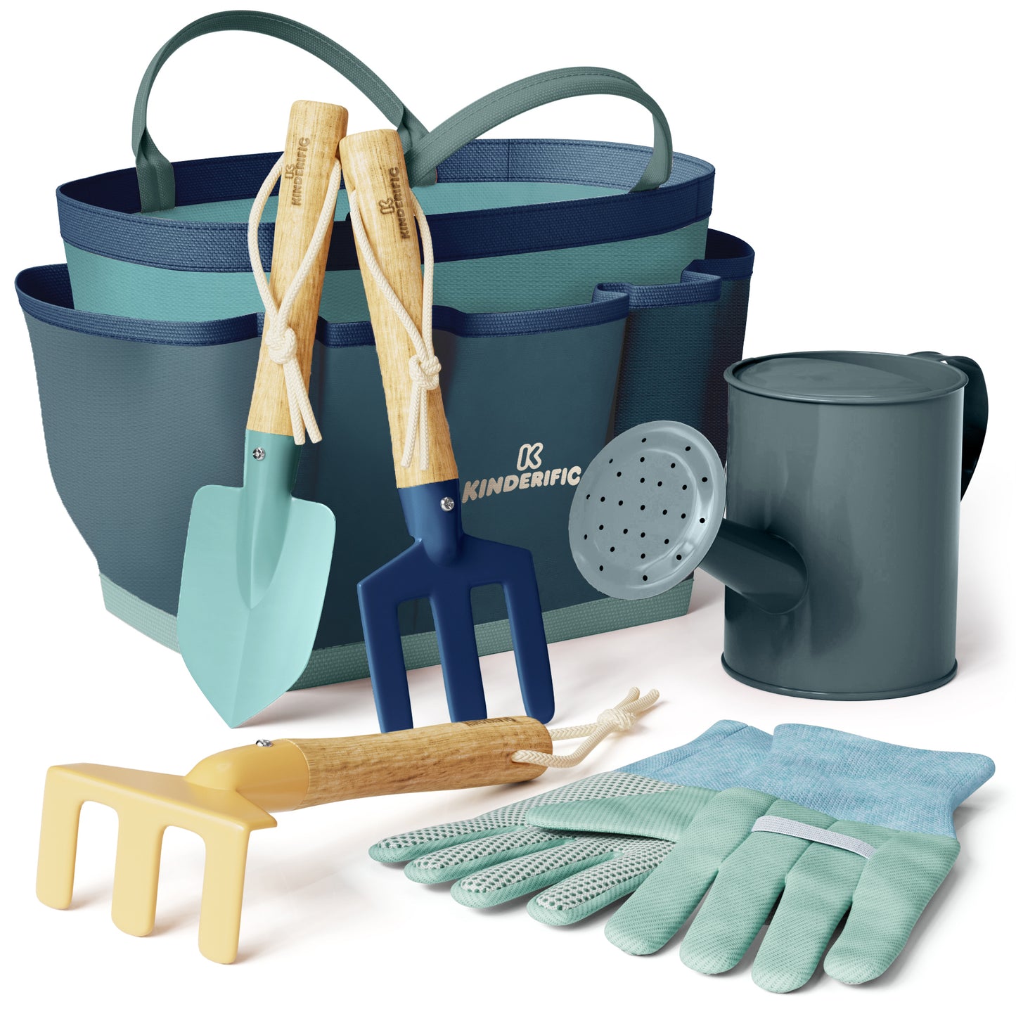 KIDS GARDENING SET, OCEAN BLUE